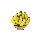 Quadro de Parede Ânfora de Bananas - 16x18x5
