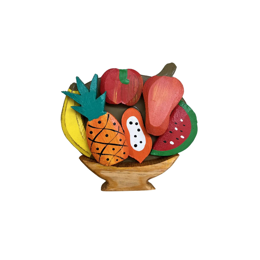 Quadro de Parede Ânfora de Frutas - 16x18x5