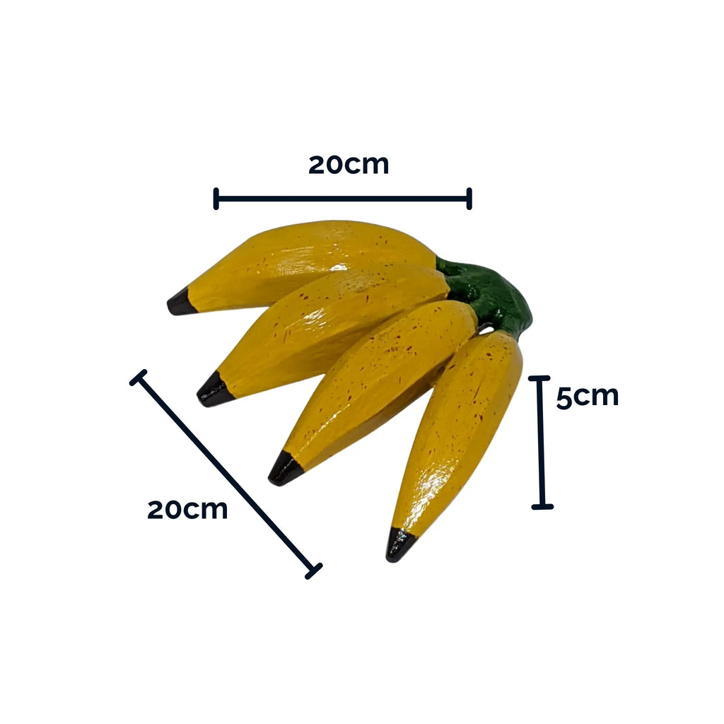 Kit 3 Pencas de Bananas - Madeira