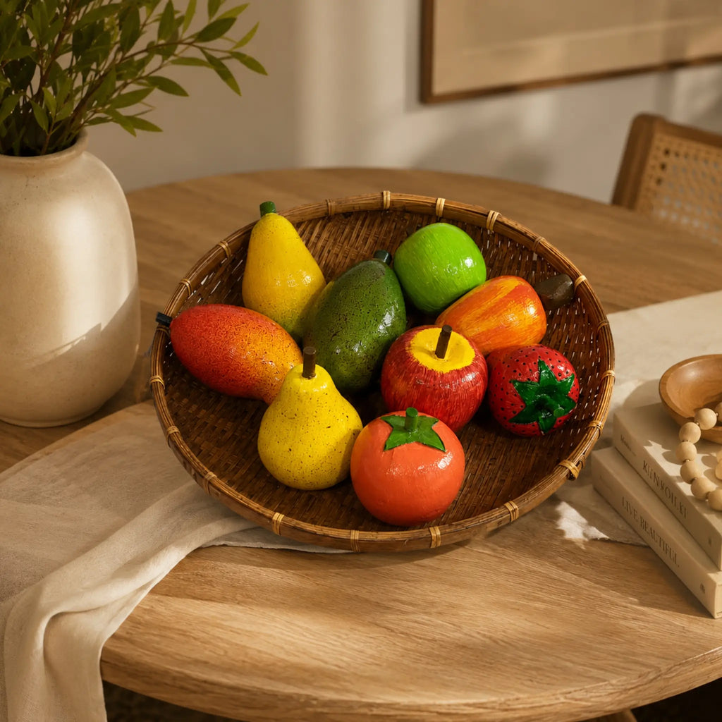 Kit 10 Frutas Artesanais - Madeira