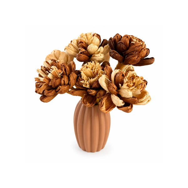 Flores de Palha Variadas - Dúzia