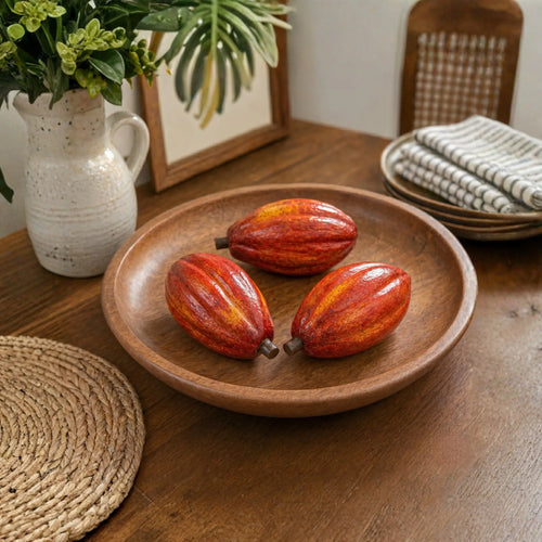 Kit C/3 Cacau Decorativas - Madeira