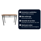 "Detalhes e características do aparador rústico"