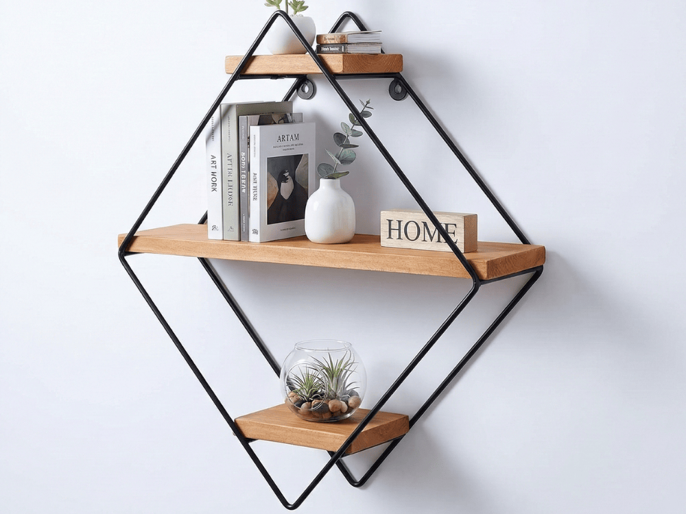 "Banner coleção de prateleiras e suportes"