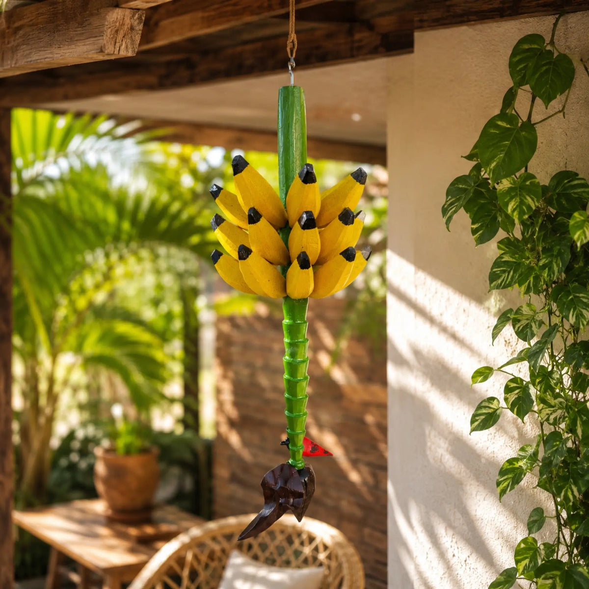 Cacho de Banana - Madeira - Ateliê Vó Adélia