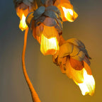 Luminária Coração de Bananeira - Palha - Ateliê Vó Adélia