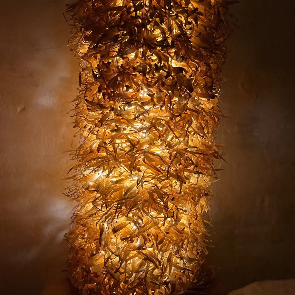 Luminária Ninho de Guacho - Palha - Ateliê Vó Adélia