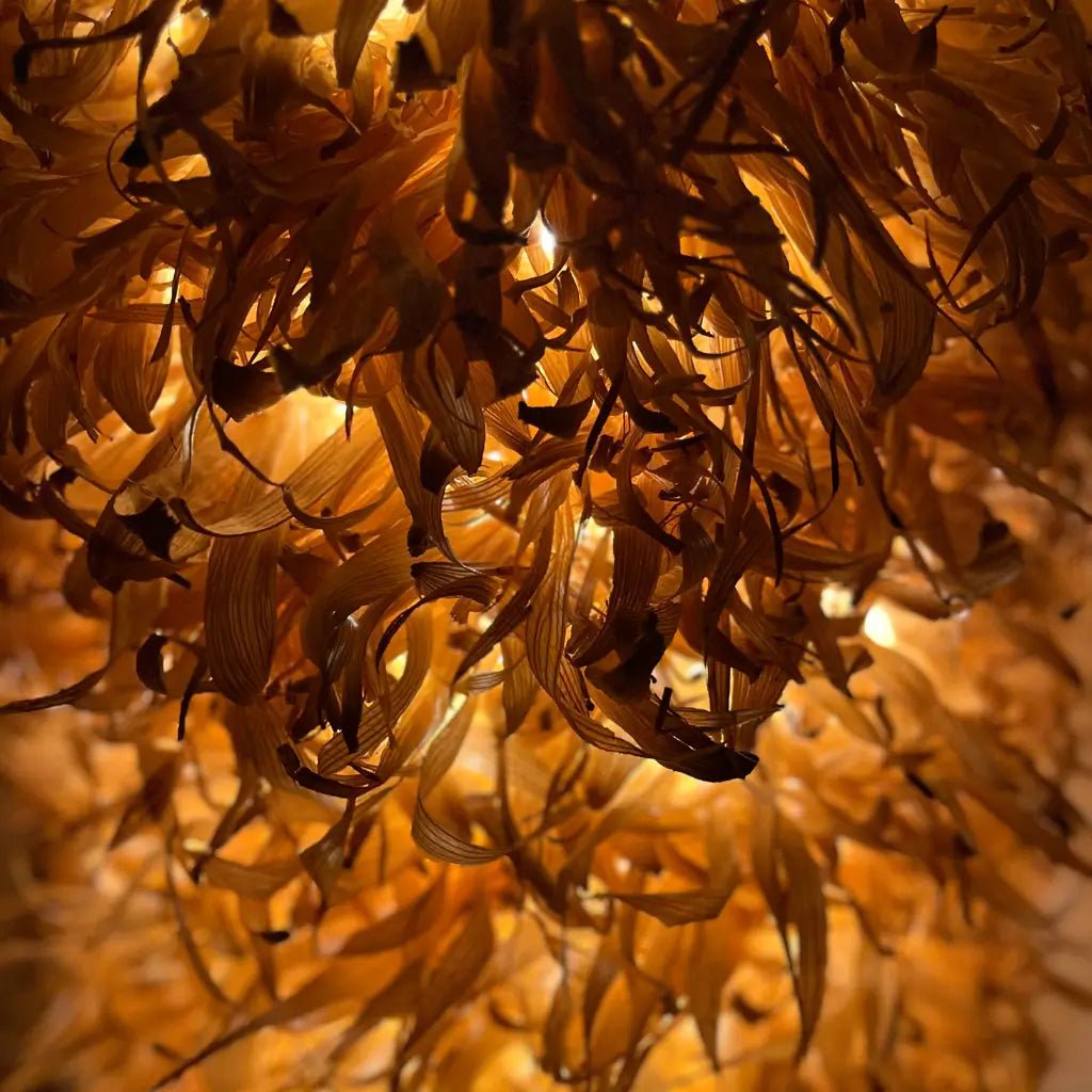 Luminária Ninho de Guacho - Palha - Ateliê Vó Adélia