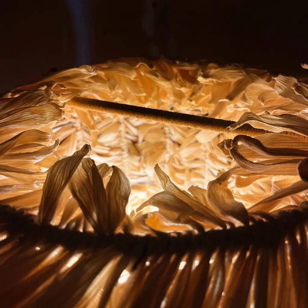 Luminária Ninho de Guacho - Palha - Ateliê Vó Adélia