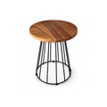 Mesa Lateral Redonda para Sala - 50x40 - Ateliê Vó Adélia