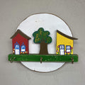 Porta Chaves de Parede Redondo - Casas - Ateliê Vó Adélia