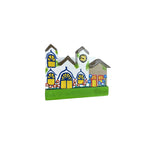 Porta Guardanapo Casas de Madeira - Ateliê Vó Adélia