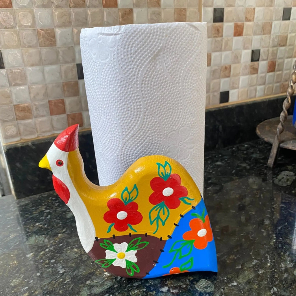 Porta Papel Toalha - Madeira - Ateliê Vó Adélia