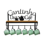 Prateleira de Parede Cantinho do Café - 30x40x15 - Ateliê Vó Adélia