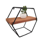 Prateleira de Parede Hexagonal - 26x30x15 - Ateliê Vó Adélia
