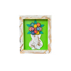 Quadro de Parede com Flores - 30x25 - Ateliê Vó Adélia