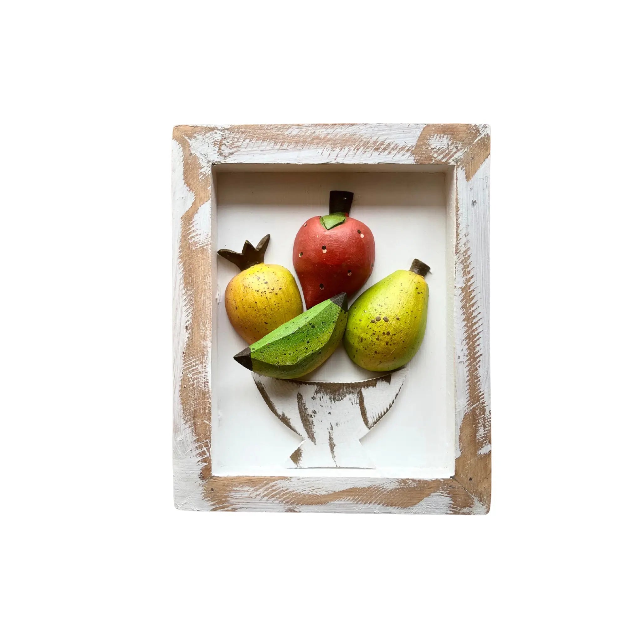 Quadro de Parede com Frutas - 25x20 - Ateliê Vó Adélia