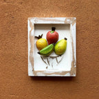 Quadro de Parede com Frutas - 25x20 - Ateliê Vó Adélia