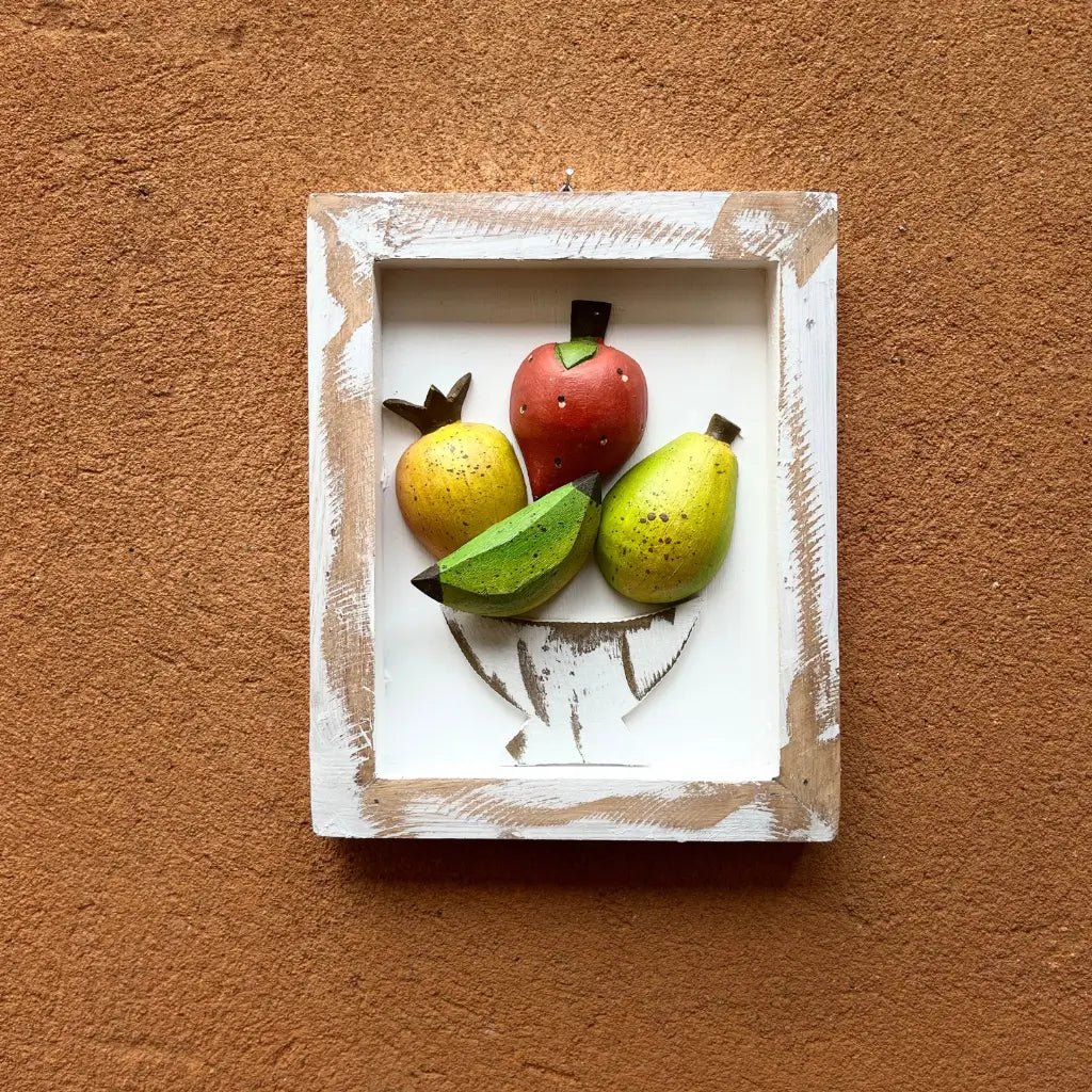 Quadro de Parede com Frutas - 25x20 - Ateliê Vó Adélia