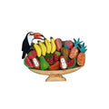 Quadro de Parede Tucano com Frutas - 30x38x16 - Ateliê Vó Adélia