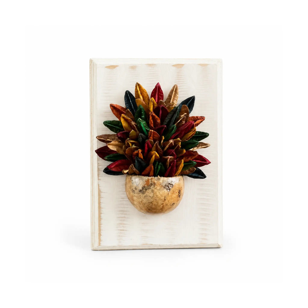 Quadro de Parede Vaso de Sementes - 20x15 - Ateliê Vó Adélia