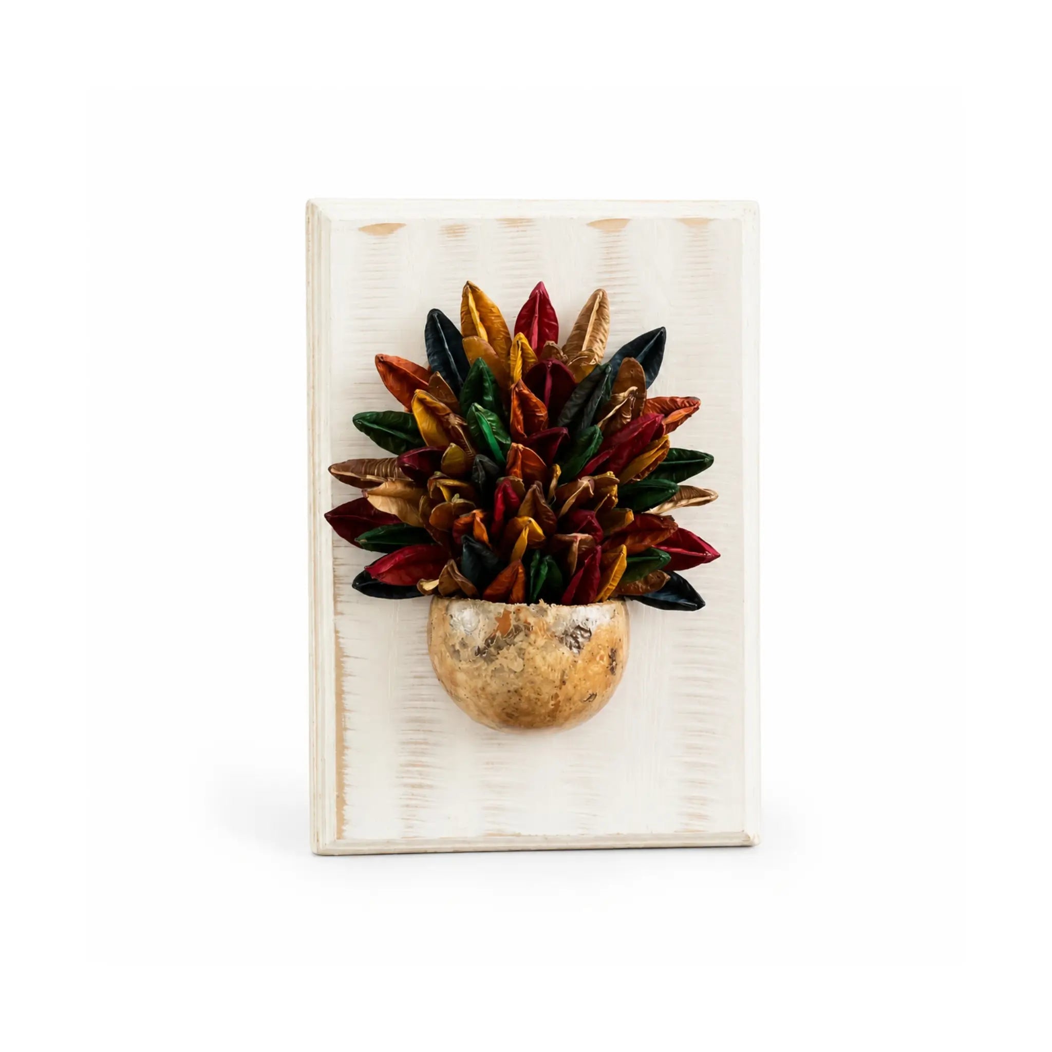 Quadro de Parede Vaso de Sementes - 20x15 - Ateliê Vó Adélia