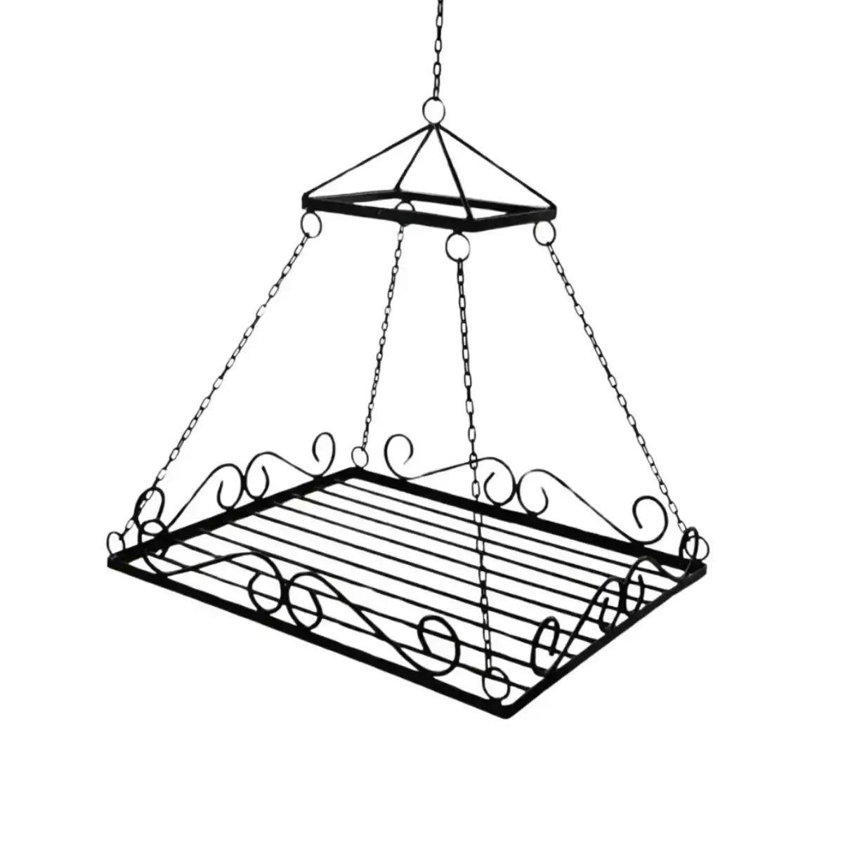 "Um paneleiro de teto de ferro com pintura eletrostática preta"