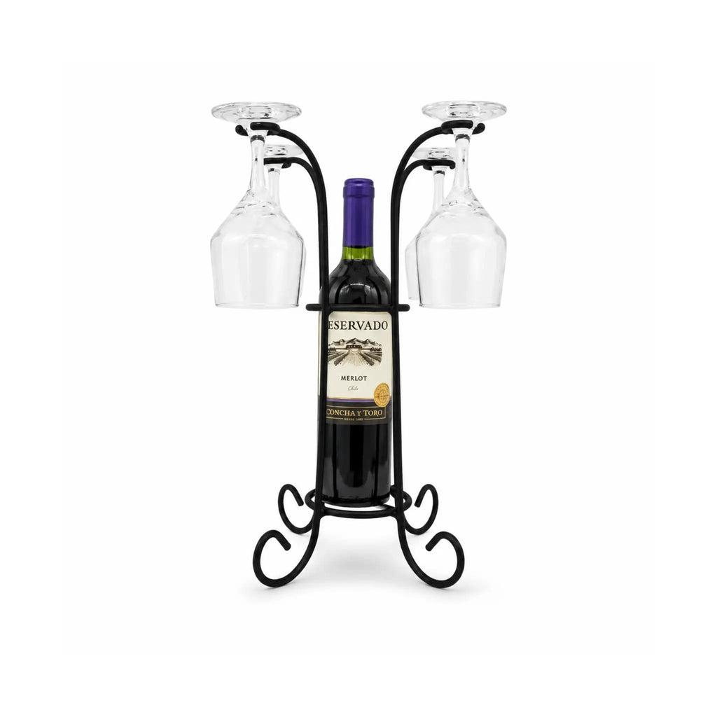 Suporte para Vinhos e Taças - Adega - Ateliê Vó Adélia